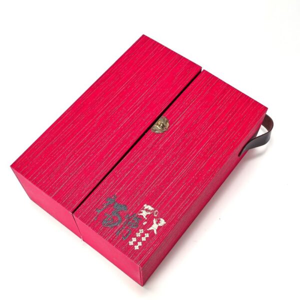 Portable foldable magnetic Wine box