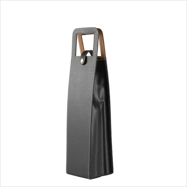 Hand-held leather Wine bag