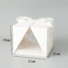 Double-door transparent handheld Cake box