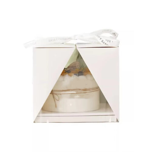 Double-door transparent handheld Cake box