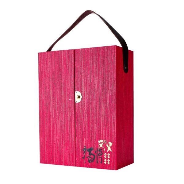 Portable foldable magnetic Wine box