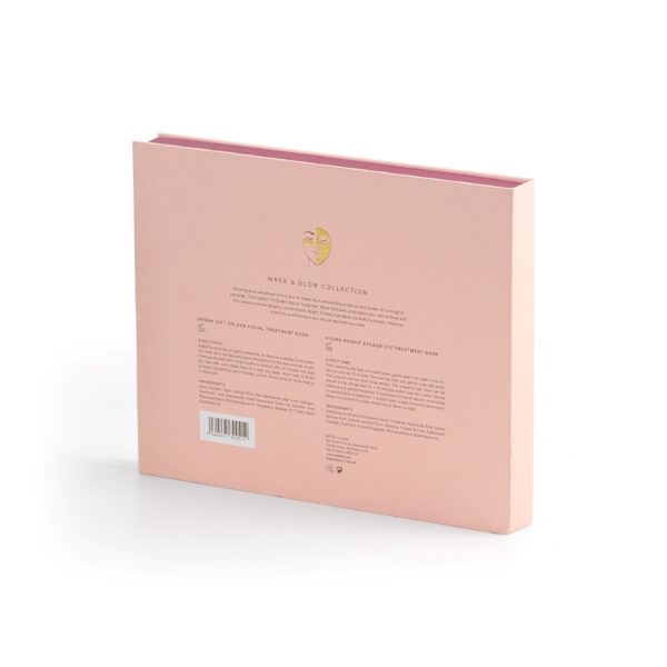 Pink Book Shaped Cosmetic Mask Rigid Gift Box