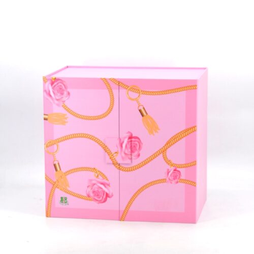 Pink double-door surprise calendar blind box