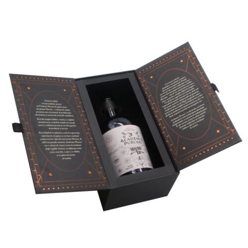 gold-stamped printed wine gift box