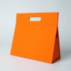 Orange foldable handheld cosmetic gift box