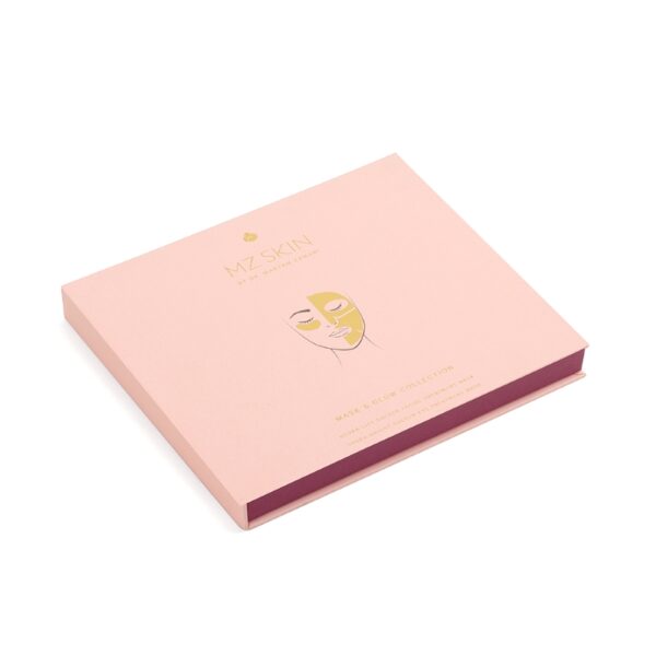 Pink Book Shaped Cosmetic Mask Rigid Gift Box