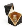 Black Gold Geometric Cube Perfume Gift Box