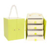 主图2 Light Green Double Door Drawer Jewelry Storage Box with Pearl Handle