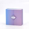 Purple Double Door Jewelry Gift Box with Pink Inner Window