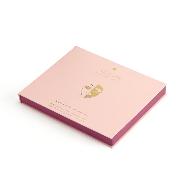 Pink Book Shaped Cosmetic Mask Rigid Gift Box