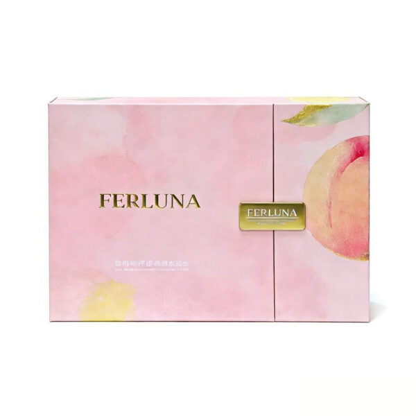 Pink Fruit Print Perfume Gift Box
