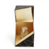 Black Gold Geometric Cube Perfume Gift Box