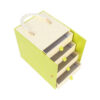 主图3 Light Green Double Door Drawer Jewelry Storage Box with Pearl Handle
