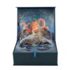Custom 3D paper craft magnetic flip-top cosmetic gift box