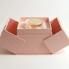 Custom Pink Double Door Heart Closure Gift Packaging Box