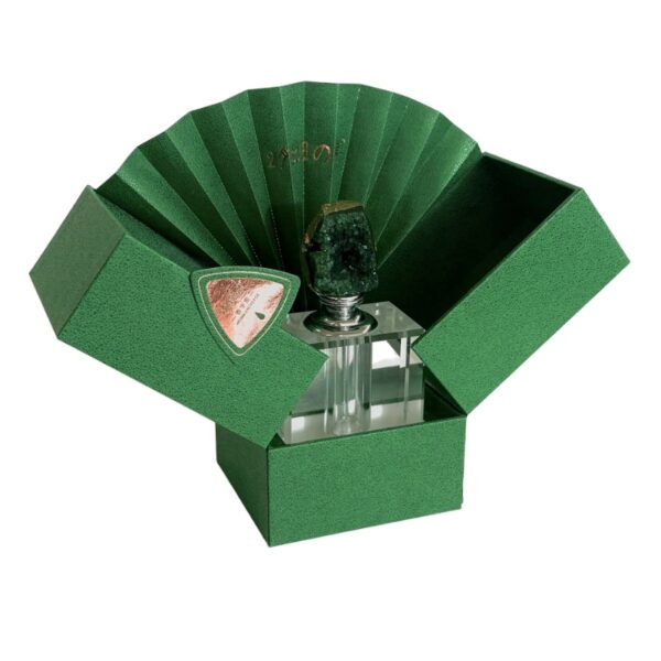 Green Fan-Shaped Luxury Perfume Gift Box Set