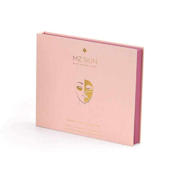 Pink Book Shaped Cosmetic Mask Rigid Gift Box