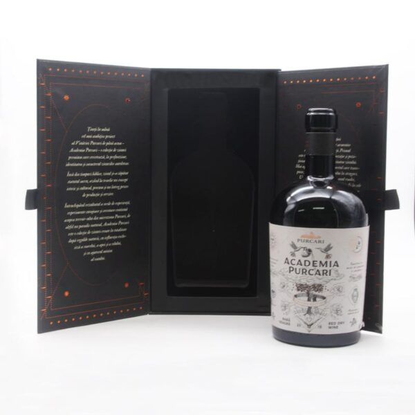 Customized double-door magnetic book-style luxury gold-stamped printed wine gift box