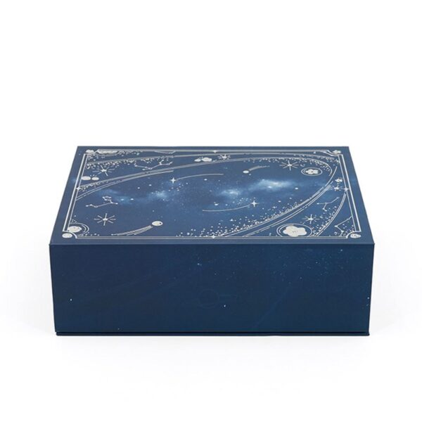 Custom 3D paper craft magnetic flip-top cosmetic gift box