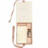 003 Custom Luxury Candle Gift Box with Book Style Magnetic Closure and Ribbon Opening Design