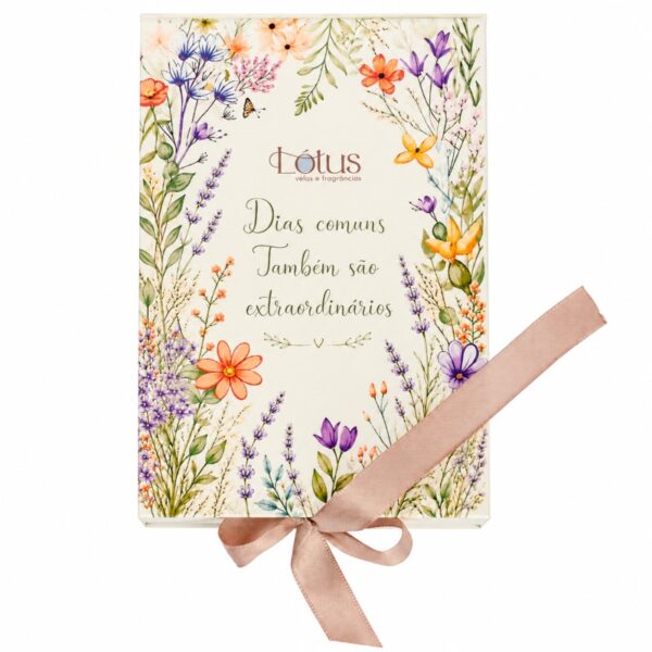 004 Custom Luxury Candle Gift Box with Book Style Magnetic Closure and Ribbon Opening Design