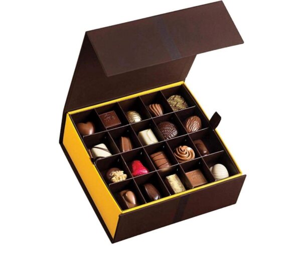 01 Luxury Magnetic Chocolate Gift Box with Logo for Premium Food Packaging