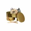 Luxury Flower Box with Round Rigid Structure and Premium Floral Presentation Design
