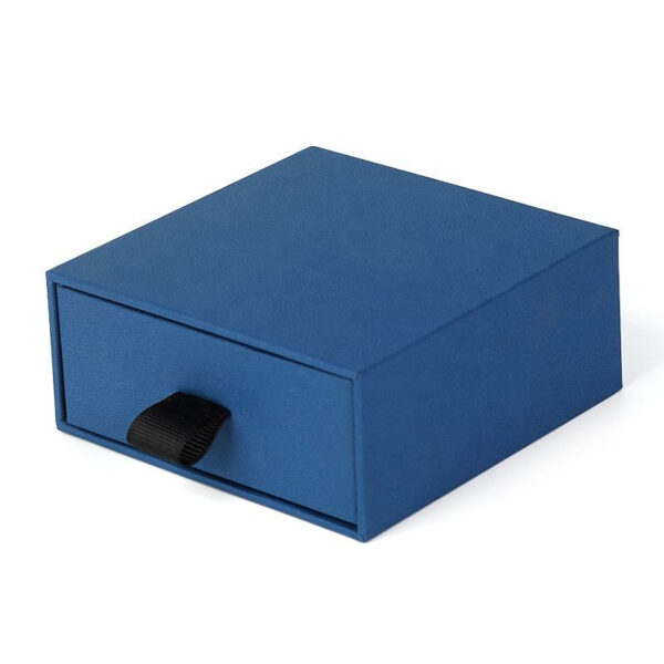 04 Luxury Velvet Drawer Jewelry Box with Logo for Ring, Necklace and Bracelet Packaging
