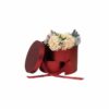 Luxury Flower Box with Round Rigid Structure and Premium Floral Presentation Design