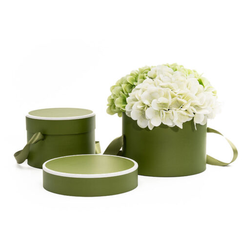 Custom Flower Box with Round Rigid Structure