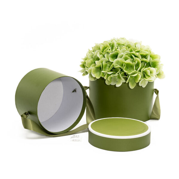 Custom Flower Box with Round Rigid Structure